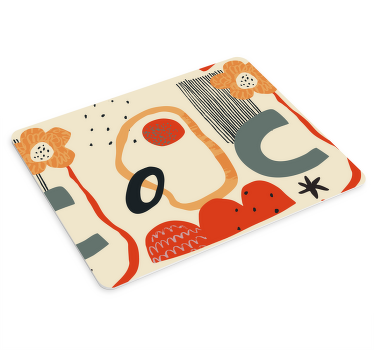 Mauspad muster in lebendigen farben - TenStickers