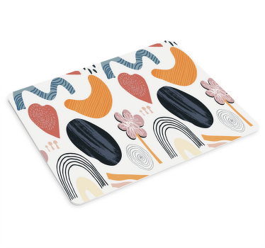 Mouse pad patterns organic abstract shapes - TenStickers