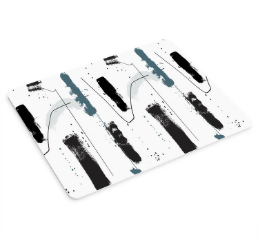 Mouse pad com texturas e padrões formas artísticas abstratas - TenStickers