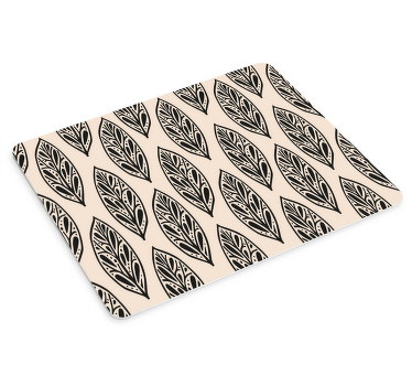 Tapis de souris original Feuilles d'arbre mignon noir - TenStickers