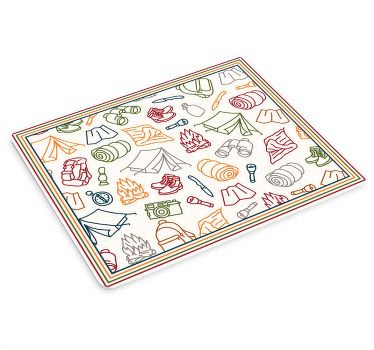 Original mouse pad camping gear design - TenStickers