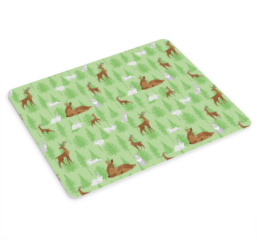 Mauspad Muster Wilde tiere im wald - TenStickers