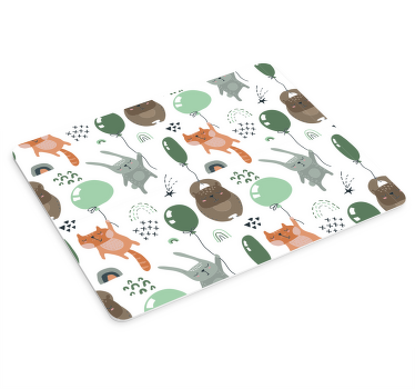 Sincap, ayı ve sevimli tavşan fare altlığı - TenStickers