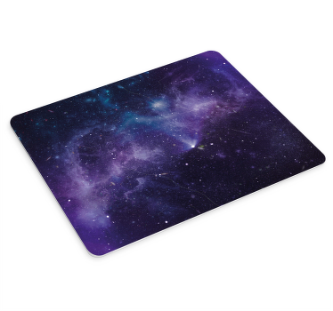 Tapetes de rato originais Chuva estrela roxa - TenStickers