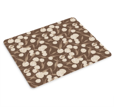 Mouse pad pattern floral design elements - TenStickers