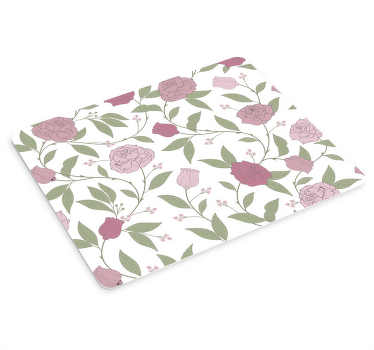 Blekrosa vintage roser musematte original - Tenstickers