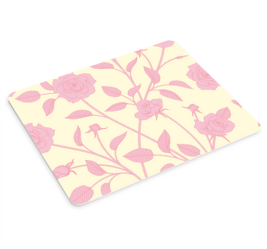 Mouse pad patterns floral rose design - TenStickers