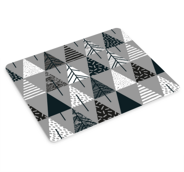 Minimal trees nordic-style original mouse pad - TenStickers