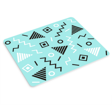 80s' memphis style pattern original mouse pad - TenStickers
