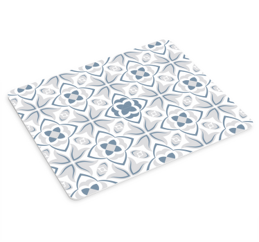 Hampton-Style gray tiles original mouse pad - TenStickers