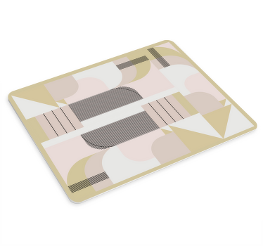 Mauspad muster geometrische sanfte formen - TenStickers