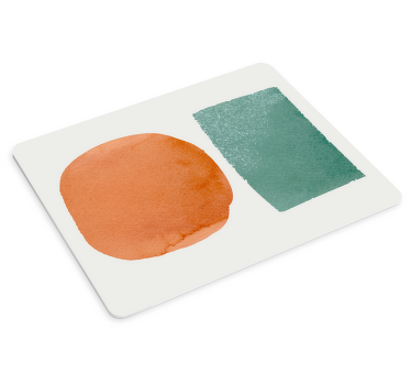 Alfombrilla ratón original Diseño minimalista de puntos y cuadrad - TenVinilo