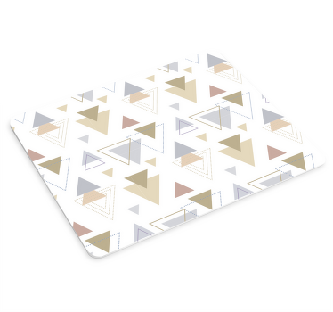 マウスパッド パターン 幾何学的三角形配置 - TENSTICKERS