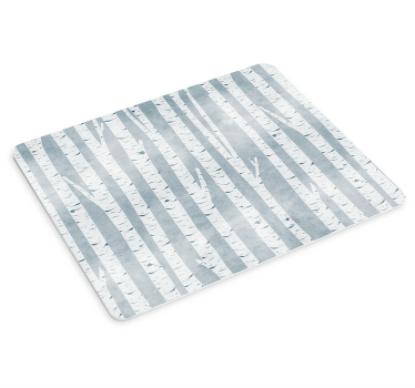 白樺の木北欧スタイルのオリジナルマウスパッド - TENSTICKERS