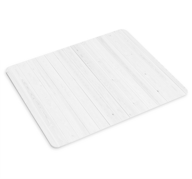 Alfombrilla de ratón texturas Patrón de hampton de madera blanca - TenVinilo