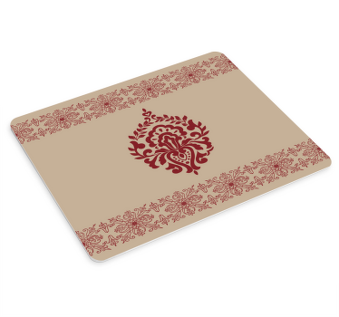 Mouse pad în stil floral bej provincial francez - TenStickers