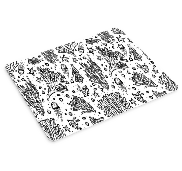 Mouse pad motif vie marine corail - TenStickers
