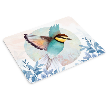 Glamour-tyylinen taiteellinen lintu Alkuperäinen hiirimatto - Tenstickers