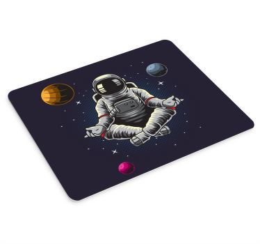 Podkładka pod mysz medytujący astronauta - TenStickers