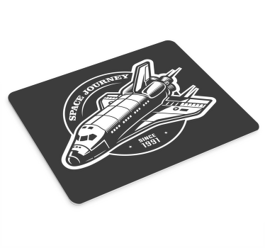Gaming mouse pad with space shuttle design - TenStickers