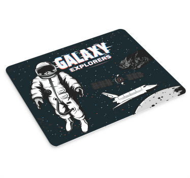 Gaming mauspad astronauten galaxy abenteuer - TenStickers
