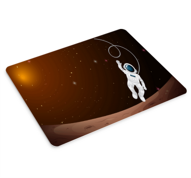 Alfombrilla gaming xxl Diseño de astronauta volador - TenVinilo
