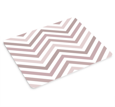 Ružová podložka pod myš s minimálnymi diagonálnymi pruhmi - Tenstickers