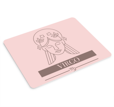 Jomfrukort stjernetegn design original musemåtte - TenStickers