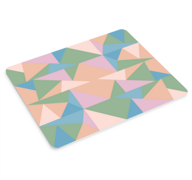 Mauspad Muster geometrisches farb-patchwork - TenStickers