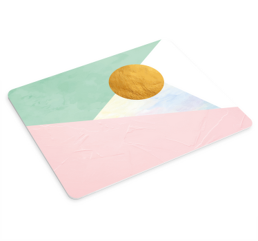 Pasteliniai geometriniai trikampiai originalus pelės kilimėlis - „Tenstickers“