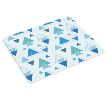 Tapis de souris motif agencement de triangles géométriques - TenStickers