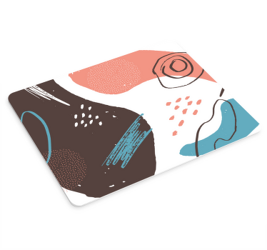 垃圾墙艺术画笔原始鼠标垫 - TenStickers