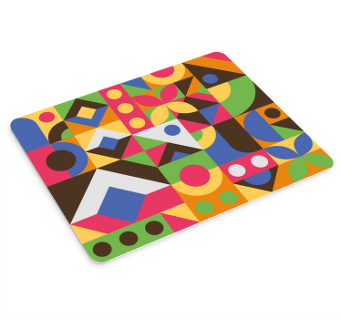 Oryginalna podkładka pod mysz Kolorowy abstrakcyjny styl - TenStickers