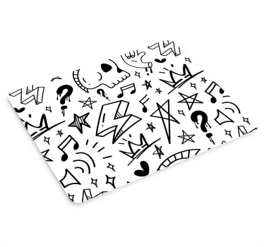 Cool signs pattern mouse pad patterns - TenStickers