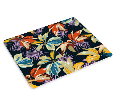 Tigrasti ljiljan cvjetni dizajn originalna podloga za miš - TenStickers