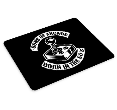 Sons of the 80's mouse pad quotes - TenStickers