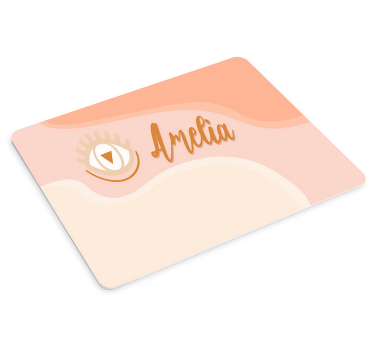 "Boho" warm colors abstraction XXL mouse pad - TenStickers