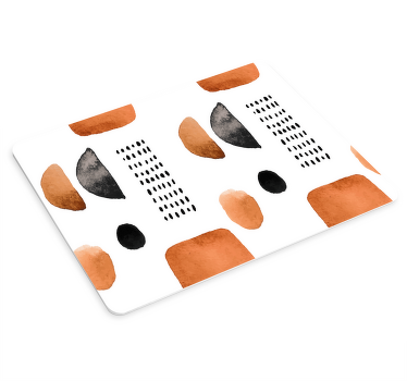 "Boho" natural colors abstract mouse pad - TenStickers