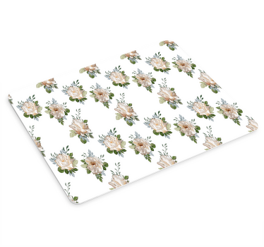 Podkładka pod mysz Projekt dużych kwiatów - TenStickers