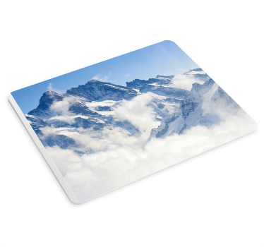 Tapis de souris Alpes paysage - TenStickers