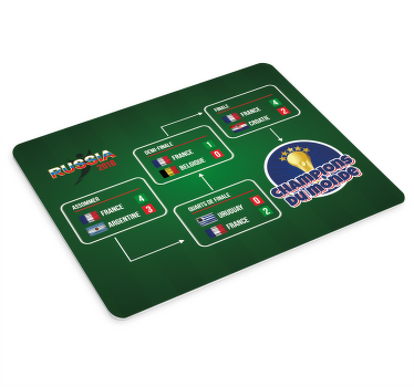 Tapis de souris Coupe du Monde France - TenStickers