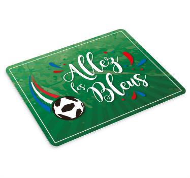 Tapis de souris Allez les bleus - TenStickers
