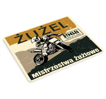 Oryginalna podkładka pod mysz Rocznik żużlowy - TenStickers