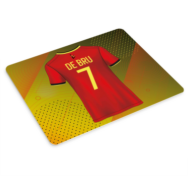 Gepersonaliseerde muismat voetbalshirt België - TenStickers