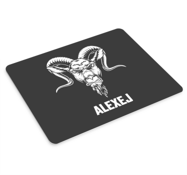 Podložka pod myš kamzík s menom - Tenstickers