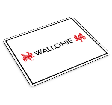 Tapis de souris original Wallonie - TenStickers