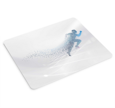 跑步抽象原创鼠标垫 - TenStickers