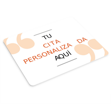 Alfombrilla ratón frases cita Personalizada"Nunca dejes de creer  - TenVinilo