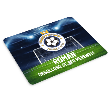 Alfombrilla de ratón personalizable fútbol Personalizado - TenVinilo