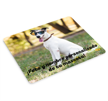 Alfombrilla de ratón personalizable mascota personalizadaMascota  - TenVinilo